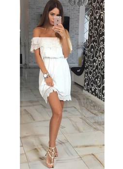 Women's Off The Shoulder Casual Dress 